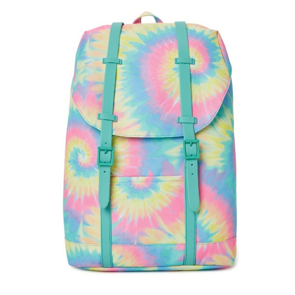 Fashion flap tie dye backpack